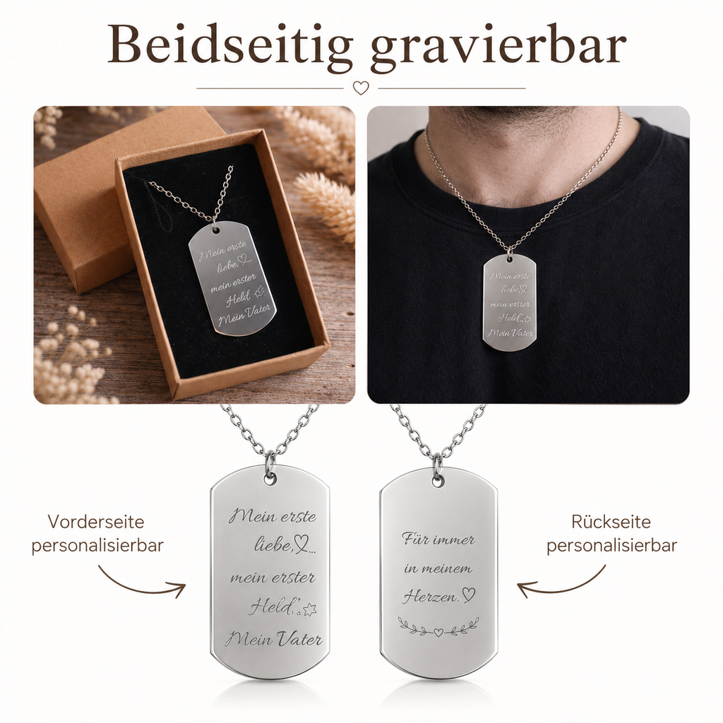 Collier personnalisé avec prénom - Modèle Ben