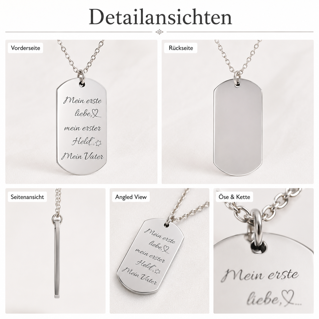 Collier personnalisé avec prénom - Modèle Ben