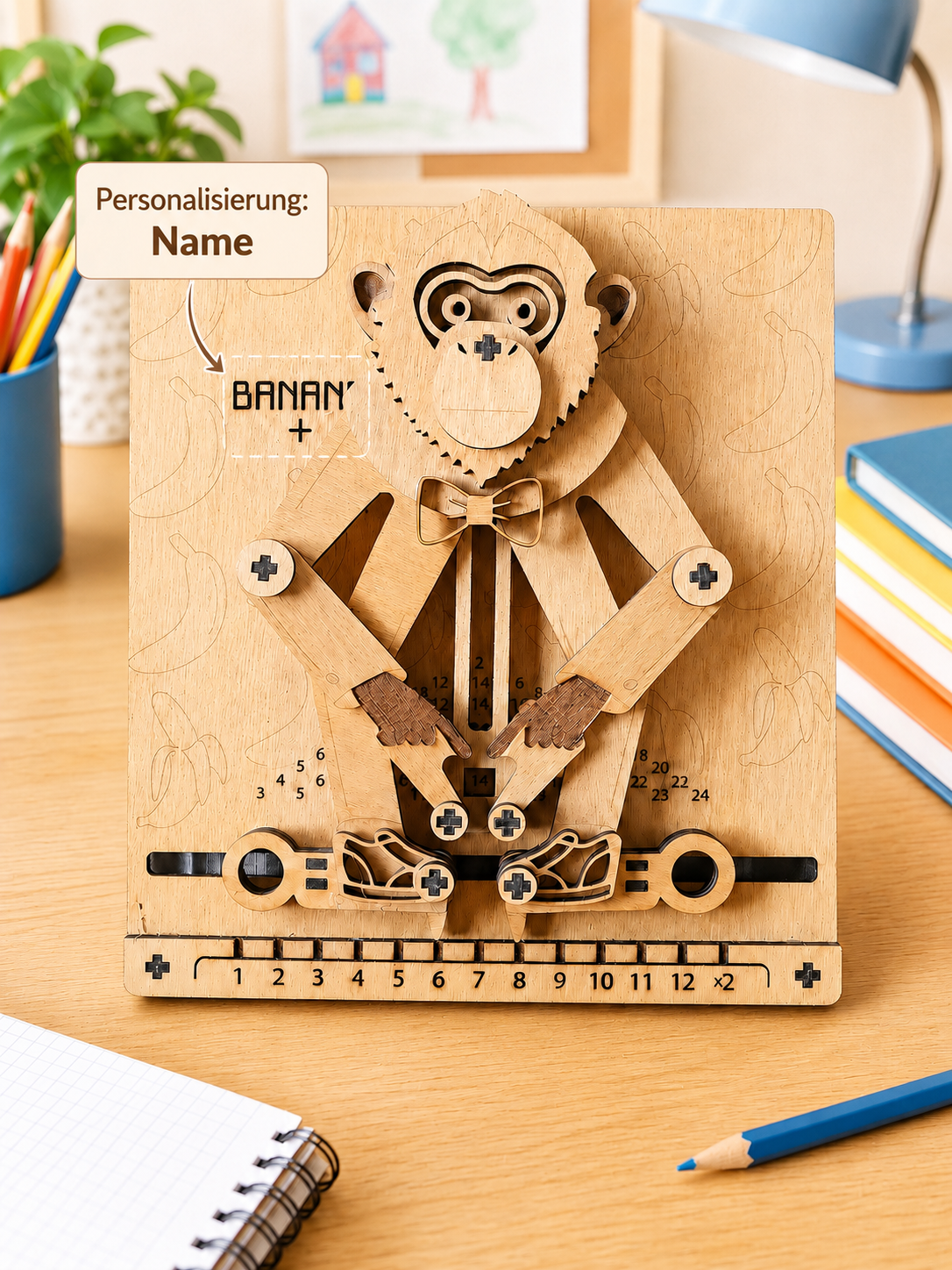 Holz-Lernspiel BANAN+ für Kinder