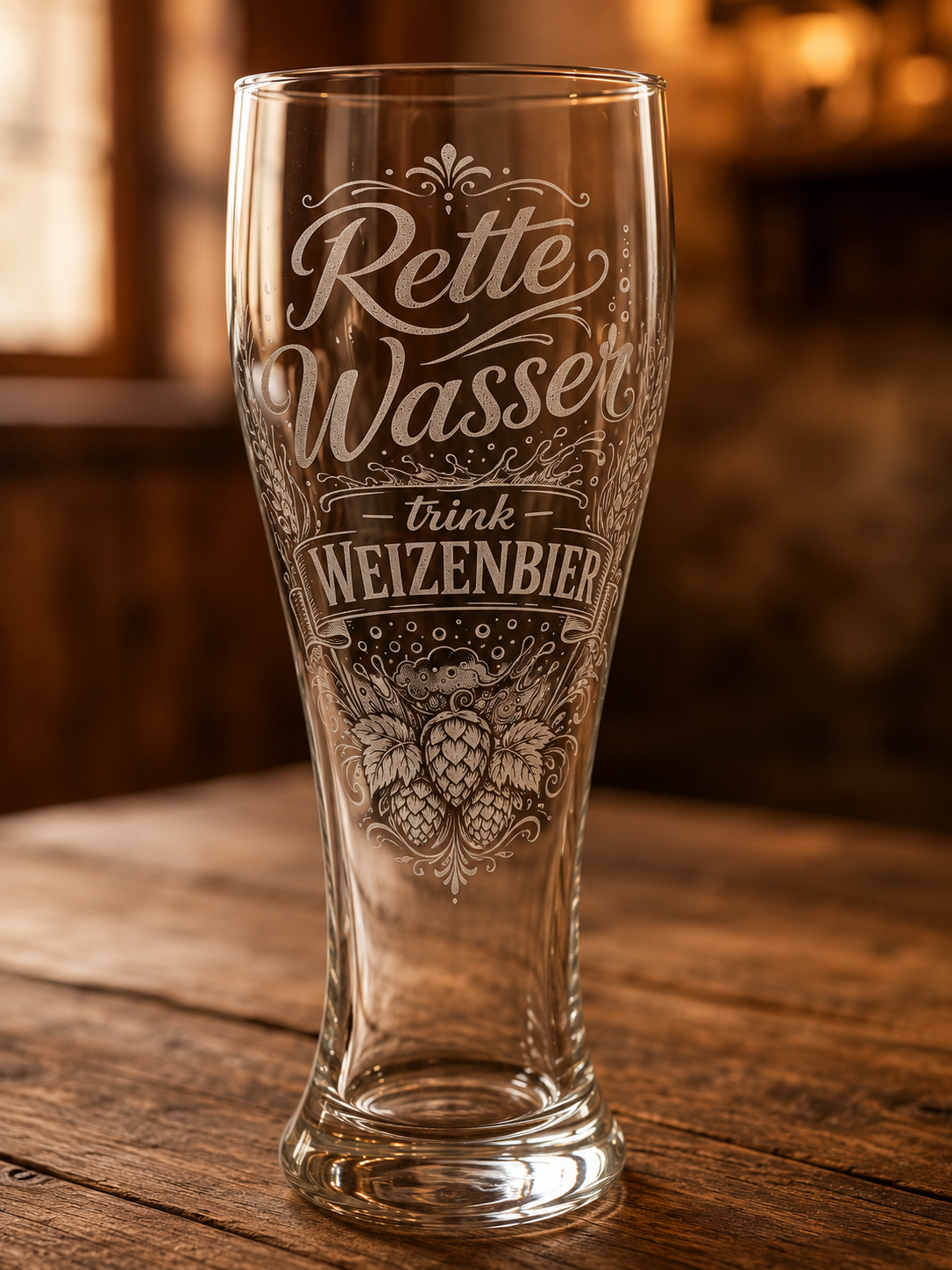Rette_wasser_weizenglas_leer - Stephanie Piette Laser Art