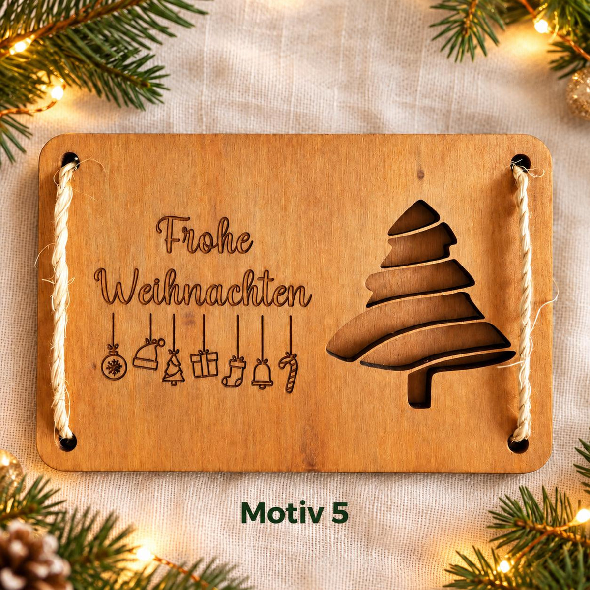 Geldgeschenk Weihnachten – Wunscherfüller aus Holz