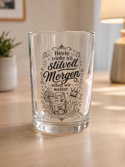 stilvoll_trinken_glas_leer - Stephanie Piette Laser Art